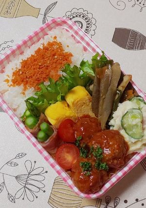 ＊ミートボールお弁当＊-レシピのメイン写真