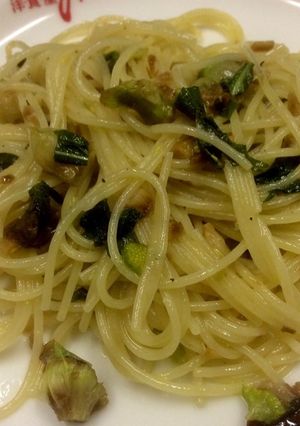 フキノトウと大葉のペパロンチーニ、-レシピのメイン写真