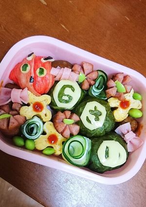 はらぺこあおむし弁当-レシピのメイン写真