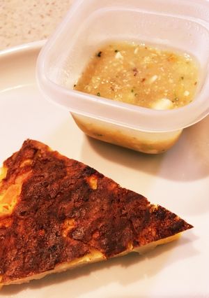 離乳食:豆腐のだし煮と大人のオムレツ-レシピのメイン写真