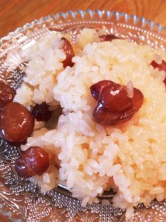 甘納豆のお赤飯(炊飯器)-レシピのメイン写真