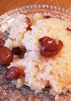 甘納豆のお赤飯(炊飯器)-レシピのメイン写真