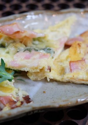 カリカリチーズの豆あげピザ-レシピのメイン写真