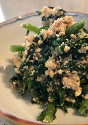 春菊のお豆腐和え-レシピのメイン写真