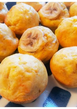 オイル不使用♡バナナ人参マフィン！離乳食-レシピのメイン写真