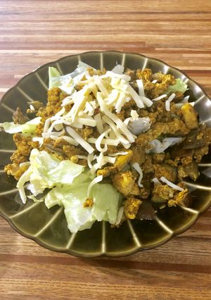 鶏むね肉のドライカレーサラダ-レシピのメイン写真