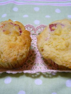 ~春色~イチゴマフィン-レシピのメイン写真