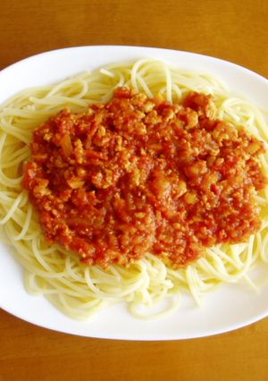 ヘルシー！おいしい！ミートソース！-レシピのメイン写真