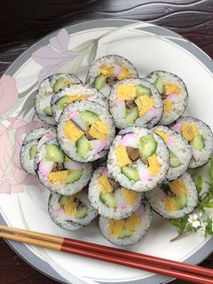 巻きずし・ご飯の量少なめよ-レシピのメイン写真