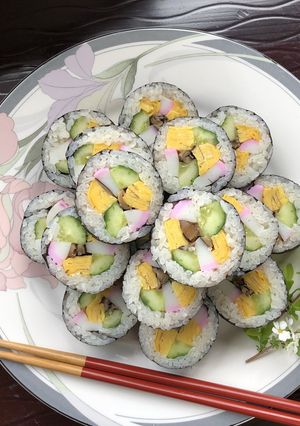巻きずし・ご飯の量少なめよ-レシピのメイン写真