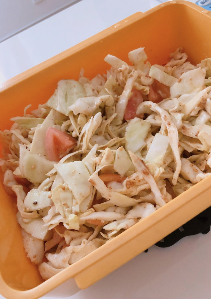 お手軽作り置きキャベツの胡麻和え-レシピのメイン写真