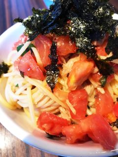 まかない~ツナとトマトの和風パスタ~-レシピのメイン写真