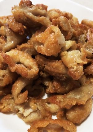 パリパリ鶏皮 鶏皮好きオススメ-レシピのメイン写真