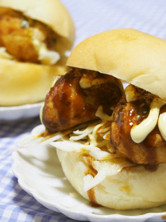 たこ焼きサンドバーガー♪-レシピのメイン写真