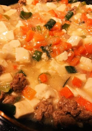 ごごろっと大きめ野菜の麻婆豆腐-レシピのメイン写真