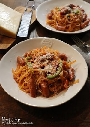 ナポリタン風ワンポットパスタ-レシピのメイン写真