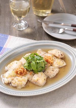 甘スパイシー♪白身魚の黒こしょう煮-レシピのメイン写真