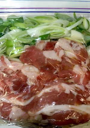 【冷凍ストック】豚肉のにんにく塩ダレ炒め-レシピのメイン写真