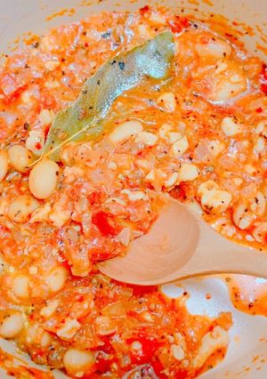 鶏胸肉と大豆ととまとの甘酒味噌煮込み-レシピのメイン写真