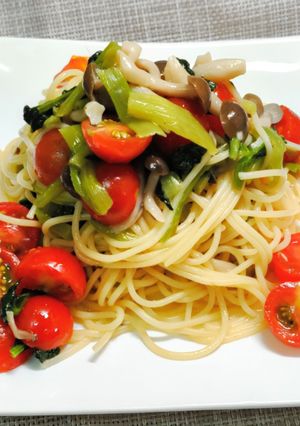 あっという間に和風冷製トマトパスタ！-レシピのメイン写真