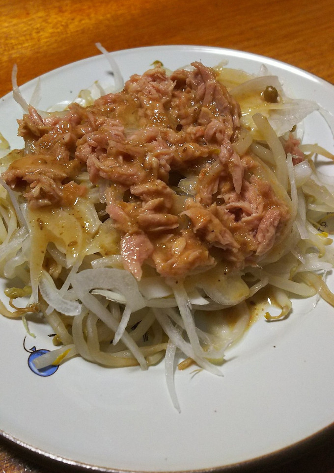 新玉ねぎともやしとツナのサラダ-レシピのメイン写真