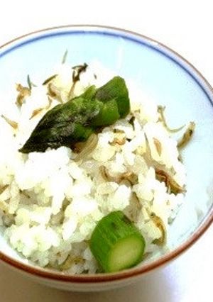 「ふくきたる」で味わう！アスパラごはん-レシピのメイン写真