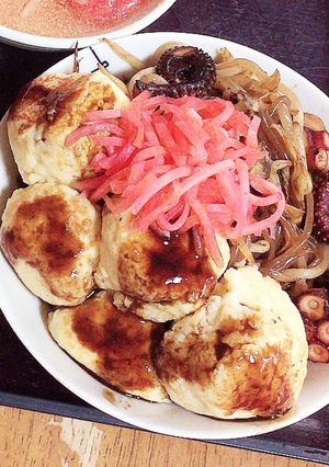 たこ焼き機も粉もいらず！はんぺんたこ焼き-レシピのメイン写真