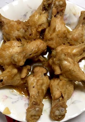 鳥手羽のオニオンソース煮込み-レシピのメイン写真