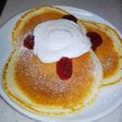 マリーム®トッピングのパンケーキ