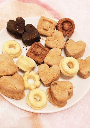 ノンオイル☆卵とおからときな粉のクッキー-レシピのメイン写真