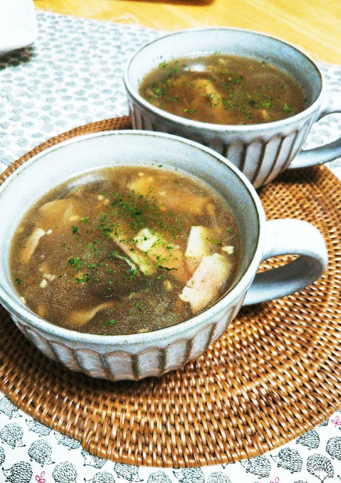 新玉ねぎと舞茸のしょう油麹スープ-レシピのメイン写真