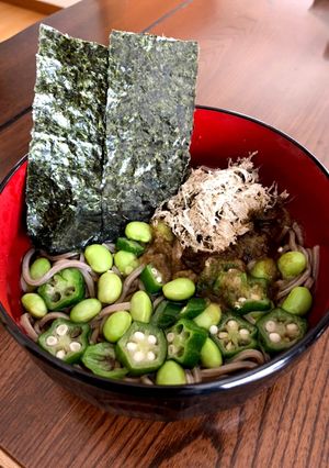 ダイエットにも！5分で冷凍そばアレンジ-レシピのメイン写真