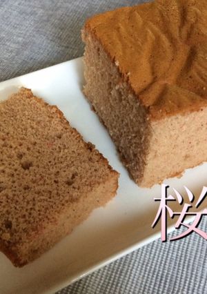 桜カステラ-レシピのメイン写真