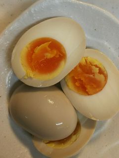 茹でたまご☆麺つゆ浸け-レシピのメイン写真