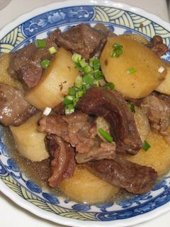 超簡単★牛すじと長芋の煮物-レシピのメイン写真