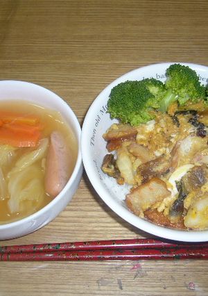 サントリー天然水で作ったどんぶり-レシピのメイン写真