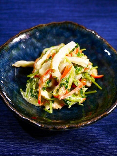 レンジで簡単!豆苗竹輪のチーズ和え-レシピのメイン写真