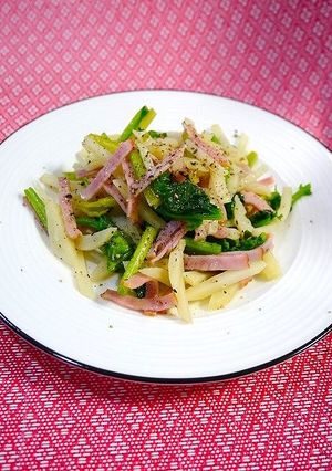 レンジで簡単！じゃがバタほうれん草-レシピのメイン写真