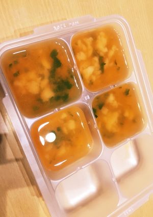 にんじんと白身魚のスープ〜離乳食！-レシピのメイン写真
