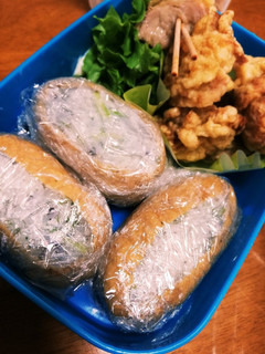 市販使いまくり*手抜きお稲荷弁当-レシピのメイン写真