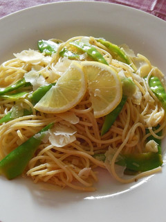 絹さやレモン・パスタ-レシピのメイン写真