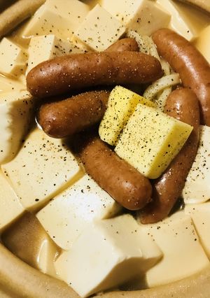 しょう油＆バタープラス●根菜の豚骨風味鍋-レシピのメイン写真
