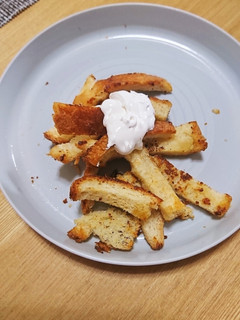 マリームホイップのせ♪きな粉揚げパン-レシピのメイン写真