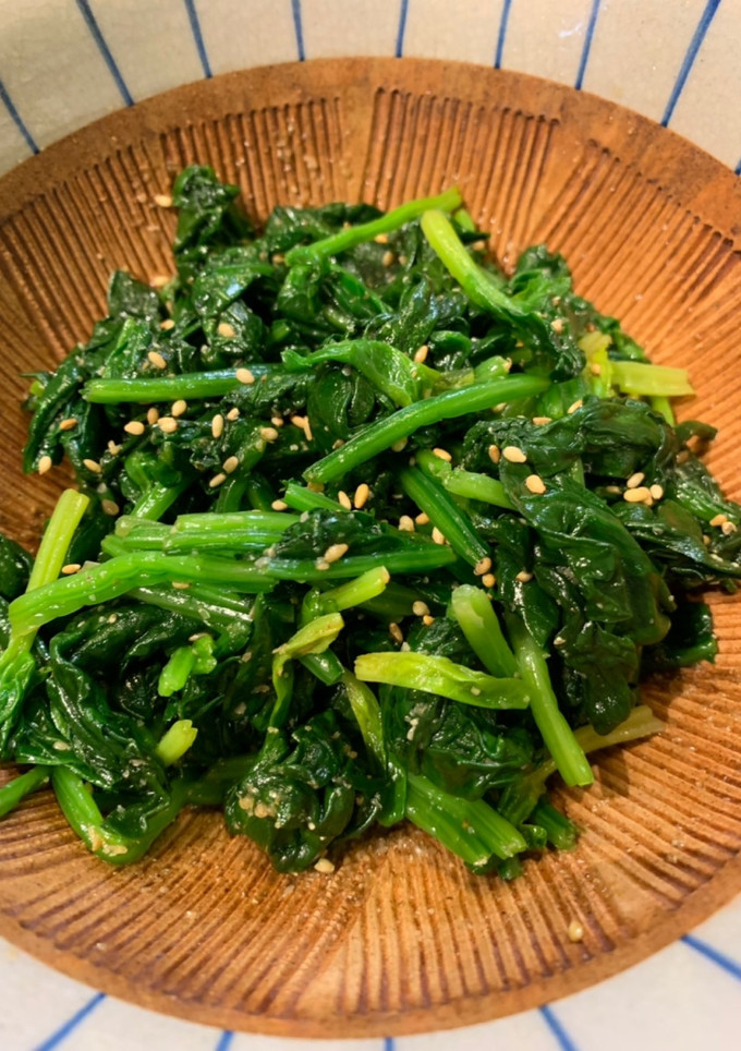 ほうれん草の白だし胡麻和え-レシピのメイン写真