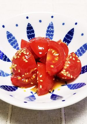 中華風な❣️トマトおつまみ-レシピのメイン写真