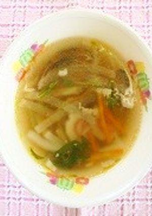 【学校給食】沢煮椀（さわにわん）-レシピのメイン写真