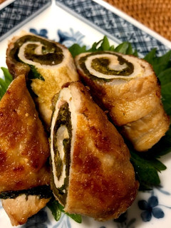 豚薄切り肉&とろろ昆布のクルクル焼き-レシピのメイン写真