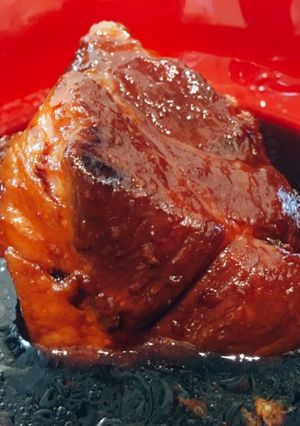 簡単押すだけ炊飯器で豚肩ロースの角煮♪-レシピのメイン写真