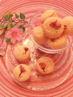 桜のミニマフィン-レシピのメイン写真