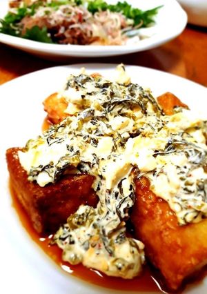 厚揚げ南蛮の、高菜タルタル-レシピのメイン写真